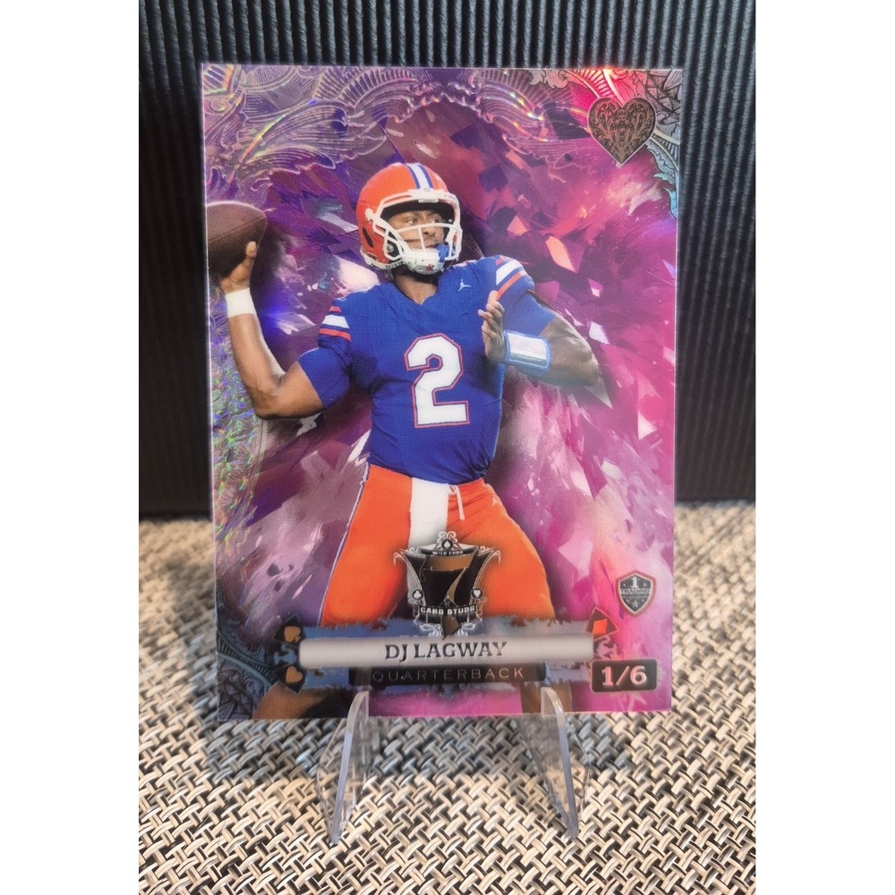 2024 Wild Csrd 7 Card Studs DJ Lagway #CH7CC-DL Prospect Pink /6 Florida Gators